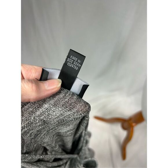 IZ Byer silver metallic 3/4 length sleeves shirt. - Picture 6 of 8